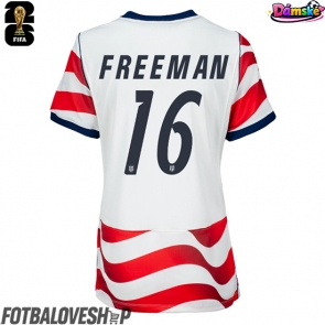 Spojené státy Alex Freeman #16 Dámské Domácí Dres MS 2026 Krátký Rukáv