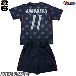 Spojené státy Brenden Aaronson #11 Dětské Venkovní Dres MS 2026 Krátký Rukáv (+ trenýrky)