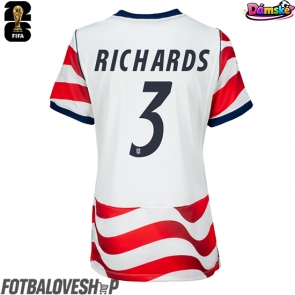 Spojené státy Chris Richards #3 Dámské Domácí Dres MS 2026 Krátký Rukáv