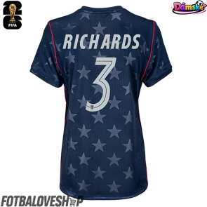 Spojené státy Chris Richards #3 Dámské Venkovní Dres MS 2026 Krátký Rukáv
