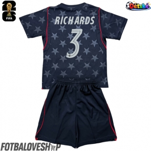 Spojené státy Chris Richards #3 Dětské Venkovní Dres MS 2026 Krátký Rukáv (+ trenýrky)