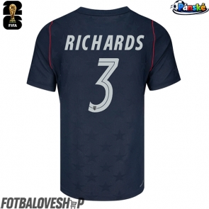 Spojené státy Chris Richards #3 Venkovní Dres MS 2026 Krátký Rukáv