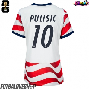 Spojené státy Christian Pulisic #10 Dámské Domácí Dres MS 2026 Krátký Rukáv