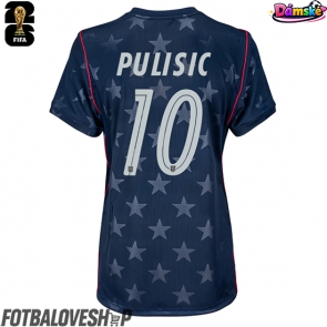 Spojené státy Christian Pulisic #10 Dámské Venkovní Dres MS 2026 Krátký Rukáv