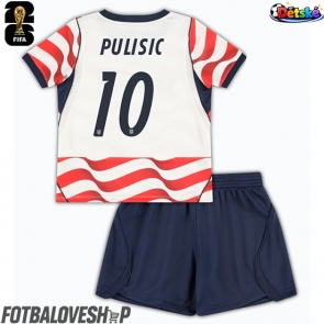 Spojené státy Christian Pulisic #10 Dětské Domácí Dres MS 2026 Krátký Rukáv (+ trenýrky)