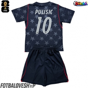 Spojené státy Christian Pulisic #10 Dětské Venkovní Dres MS 2026 Krátký Rukáv (+ trenýrky)
