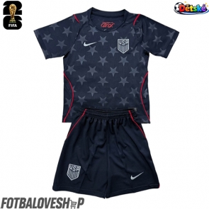 Spojené státy Dětské Venkovní Dres MS 2026 Krátký Rukáv (+ trenýrky)