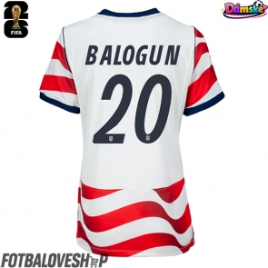 Spojené státy Folarin Balogun #20 Dámské Domácí Dres MS 2026 Krátký Rukáv