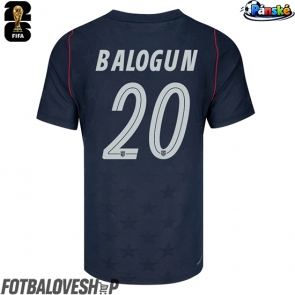 Spojené státy Folarin Balogun #20 Venkovní Dres MS 2026 Krátký Rukáv