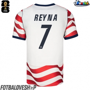 Spojené státy Giovanni Reyna #7 Domácí Dres MS 2026 Krátký Rukáv