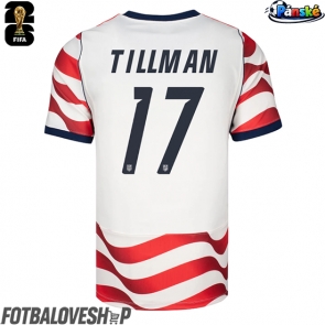 Spojené státy Malik Tillman #17 Domácí Dres MS 2026 Krátký Rukáv