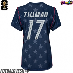 Spojené státy Malik Tillman #17 Dámské Venkovní Dres MS 2026 Krátký Rukáv