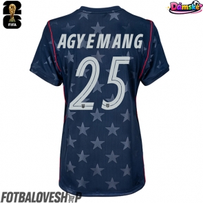 Spojené státy Patrick Agyemang #25 Dámské Venkovní Dres MS 2026 Krátký Rukáv
