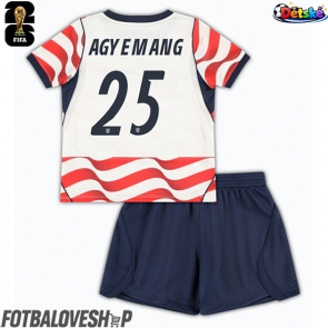 Spojené státy Patrick Agyemang #25 Dětské Domácí Dres MS 2026 Krátký Rukáv (+ trenýrky)