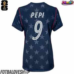 Spojené státy Ricardo Pepi #9 Dámské Venkovní Dres MS 2026 Krátký Rukáv