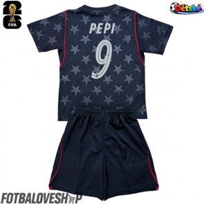 Spojené státy Ricardo Pepi #9 Dětské Venkovní Dres MS 2026 Krátký Rukáv (+ trenýrky)