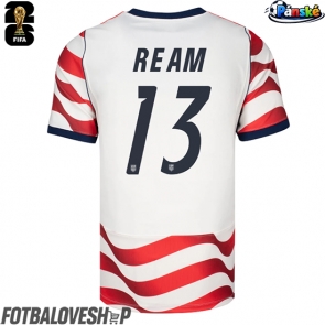 Spojené státy Tim Ream #13 Domácí Dres MS 2026 Krátký Rukáv