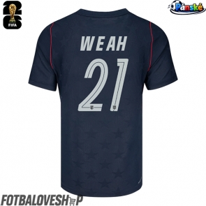 Spojené státy Timothy Weah #21 Venkovní Dres MS 2026 Krátký Rukáv