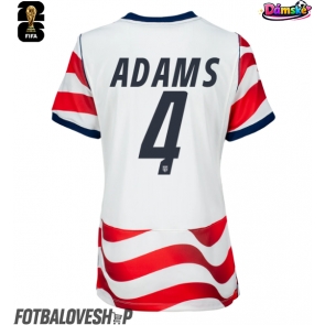 Spojené státy Tyler Adams #4 Dámské Domácí Dres MS 2026 Krátký Rukáv