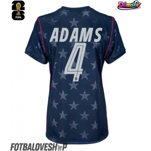 Spojené státy Tyler Adams #4 Dámské Venkovní Dres MS 2026 Krátký Rukáv