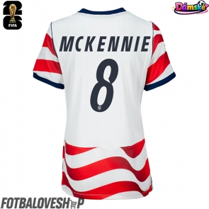 Spojené státy Weston McKennie #8 Dámské Domácí Dres MS 2026 Krátký Rukáv