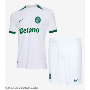 Sporting CP Dětské Venkovní Dres 2024-25 Krátký Rukáv (+ trenýrky)