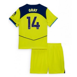 Tottenham Hotspur Archie Gray #14 Dětské Alternativní Dres 2025-26 Krátký Rukáv (+ trenýrky)
