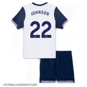 Tottenham Hotspur Brennan Johnson #22 Dětské Domácí Dres 2024-25 Krátký Rukáv (+ trenýrky)
