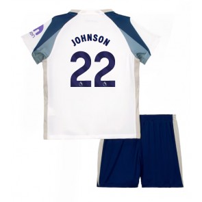 Tottenham Hotspur Brennan Johnson #22 Dětské Domácí Dres 2025-26 Krátký Rukáv (+ trenýrky)