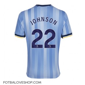 Tottenham Hotspur Brennan Johnson #22 Venkovní Dres 2024-25 Krátký Rukáv