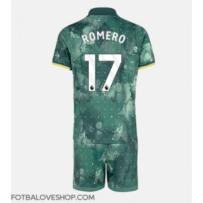 Tottenham Hotspur Cristian Romero #17 Dětské Alternativní Dres 2024-25 Krátký Rukáv (+ trenýrky)
