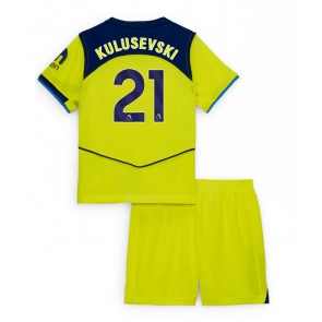 Tottenham Hotspur Dejan Kulusevski #21 Dětské Alternativní Dres 2025-26 Krátký Rukáv (+ trenýrky)