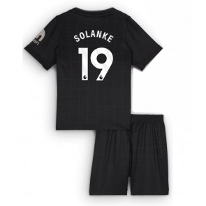 Tottenham Hotspur Dominic Solanke #19 Dětské Venkovní Dres 2025-26 Krátký Rukáv (+ trenýrky)
