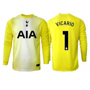 Tottenham Hotspur Guglielmo Vicario #1 Brankářské Alternativní Dres 2025-26 Dlouhý Rukáv