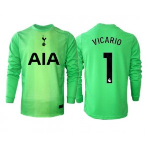 Tottenham Hotspur Guglielmo Vicario #1 Brankářské Domácí Dres 2025-26 Dlouhý Rukáv