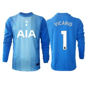 Tottenham Hotspur Guglielmo Vicario #1 Brankářské Venkovní Dres 2025-26 Dlouhý Rukáv