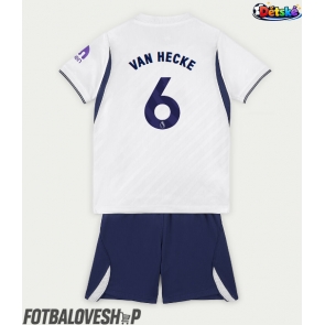 Tottenham Hotspur Jan Paul van Hecke #6 Dětské Domácí Dres 2026-27 Krátký Rukáv (+ trenýrky)