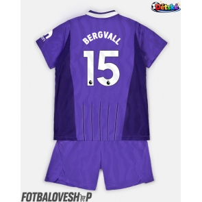 Tottenham Hotspur Lucas Bergvall #15 Dětské Alternativní Dres 2026-27 Krátký Rukáv (+ trenýrky)