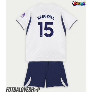 Tottenham Hotspur Lucas Bergvall #15 Dětské Domácí Dres 2026-27 Krátký Rukáv (+ trenýrky)