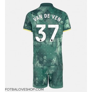 Tottenham Hotspur Micky van de Ven #37 Dětské Alternativní Dres 2024-25 Krátký Rukáv (+ trenýrky)
