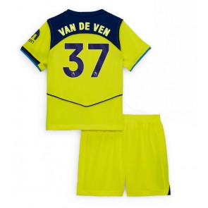 Tottenham Hotspur Micky van de Ven #37 Dětské Alternativní Dres 2025-26 Krátký Rukáv (+ trenýrky)