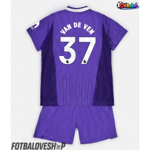 Tottenham Hotspur Micky van de Ven #37 Dětské Alternativní Dres 2026-27 Krátký Rukáv (+ trenýrky)