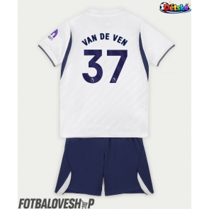 Tottenham Hotspur Micky van de Ven #37 Dětské Domácí Dres 2026-27 Krátký Rukáv (+ trenýrky)
