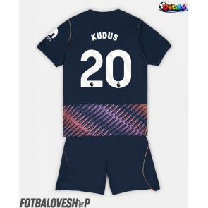 Tottenham Hotspur Mohammed Kudus #20 Dětské Venkovní Dres 2026-27 Krátký Rukáv (+ trenýrky)