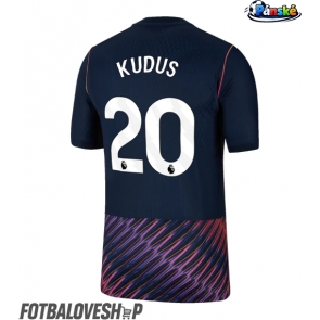 Tottenham Hotspur Mohammed Kudus #20 Venkovní Dres 2026-27 Krátký Rukáv