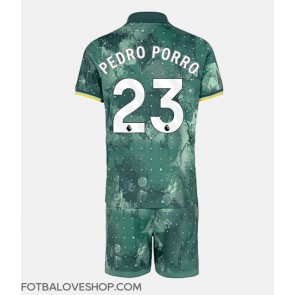 Tottenham Hotspur Pedro Porro #23 Dětské Alternativní Dres 2024-25 Krátký Rukáv (+ trenýrky)