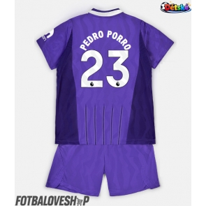 Tottenham Hotspur Pedro Porro #23 Dětské Alternativní Dres 2026-27 Krátký Rukáv (+ trenýrky)