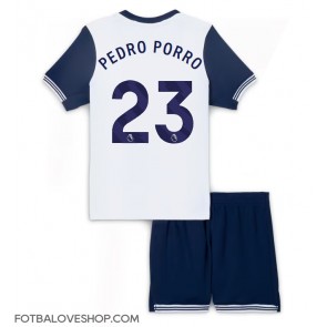 Tottenham Hotspur Pedro Porro #23 Dětské Domácí Dres 2024-25 Krátký Rukáv (+ trenýrky)