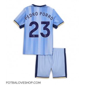 Tottenham Hotspur Pedro Porro #23 Dětské Venkovní Dres 2024-25 Krátký Rukáv (+ trenýrky)