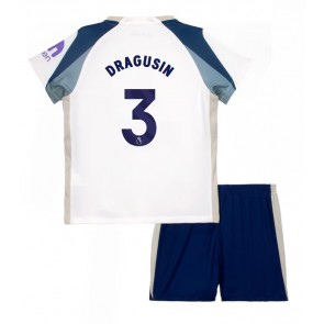 Tottenham Hotspur Radu Dragusin #3 Dětské Domácí Dres 2025-26 Krátký Rukáv (+ trenýrky)